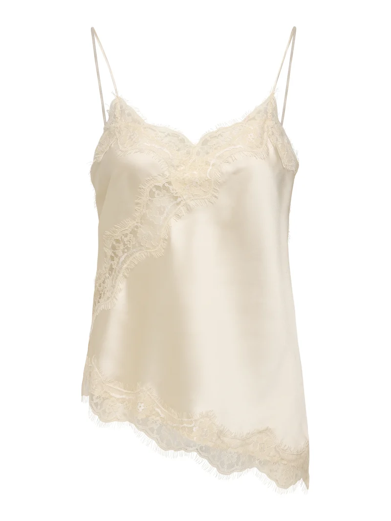 JDYFIFI S/L ASYM LACE SINGLET WVN NOOS