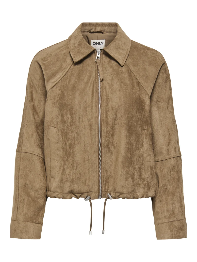 ONLLIXA Jacke in Wildleder-Optik