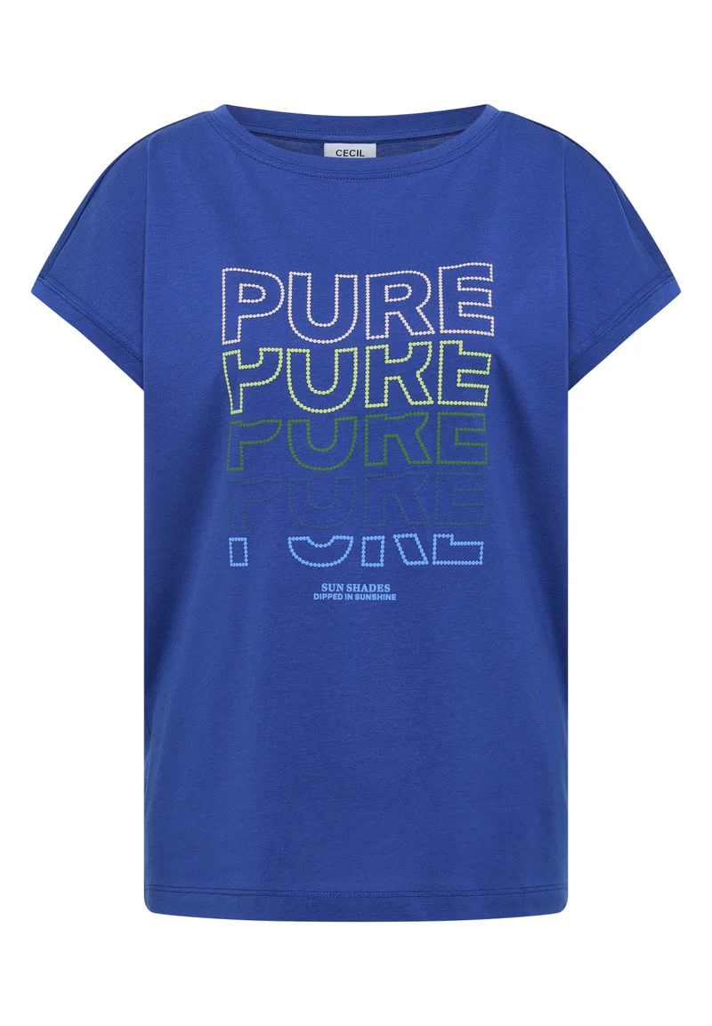 Jerseyshirt mit Statement-Frontprint