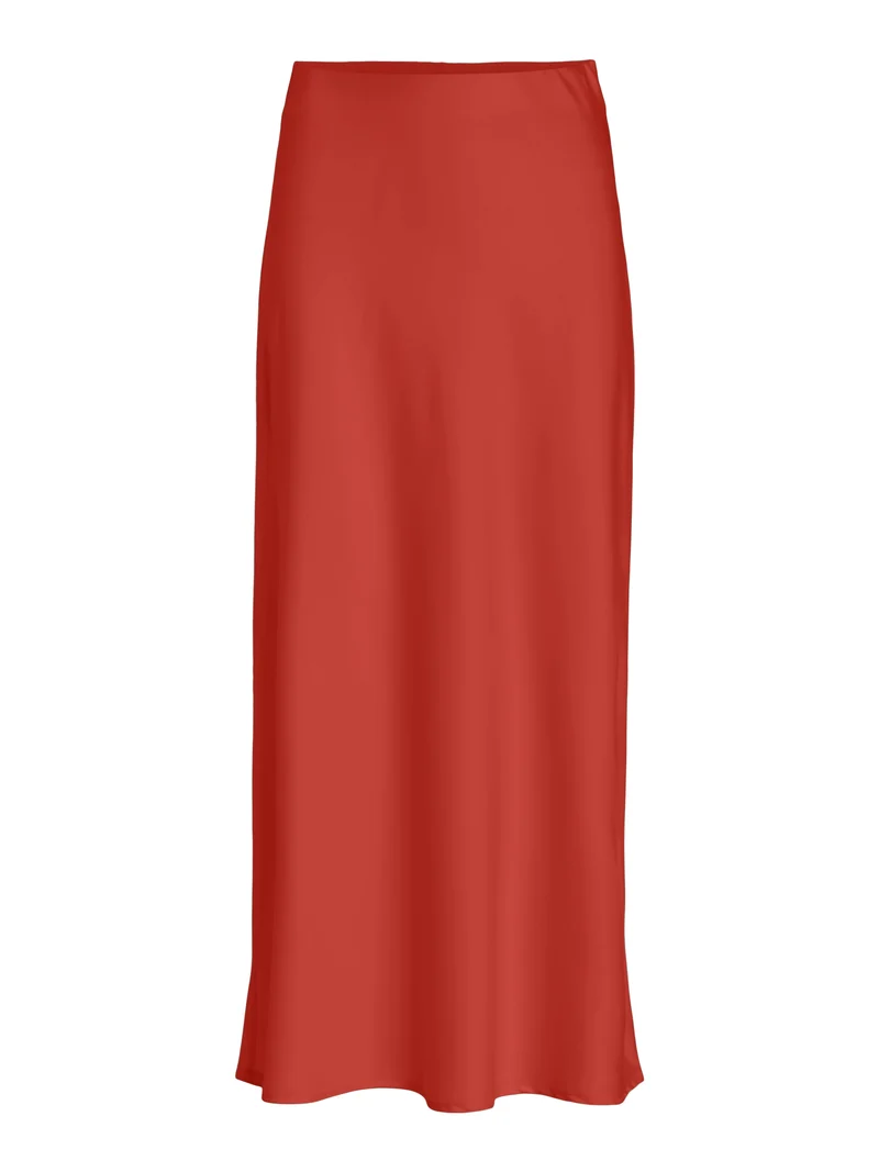 VIELLETTE Satin Midirock