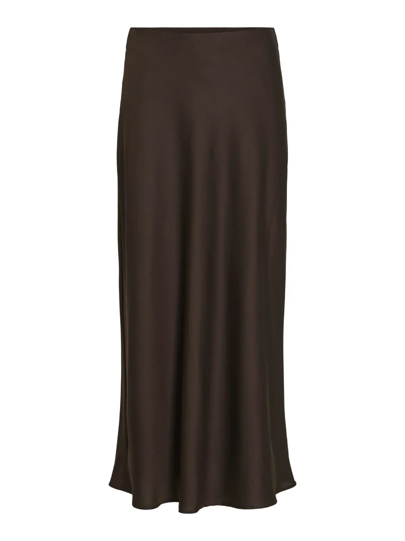 VIELLETTE Satin Midirock