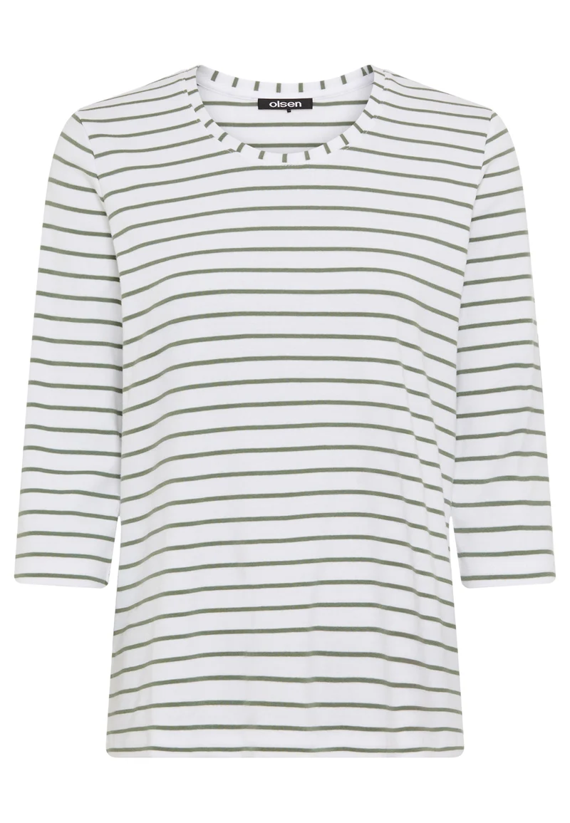 Streifenshirt mit 3/4-Ärmeln