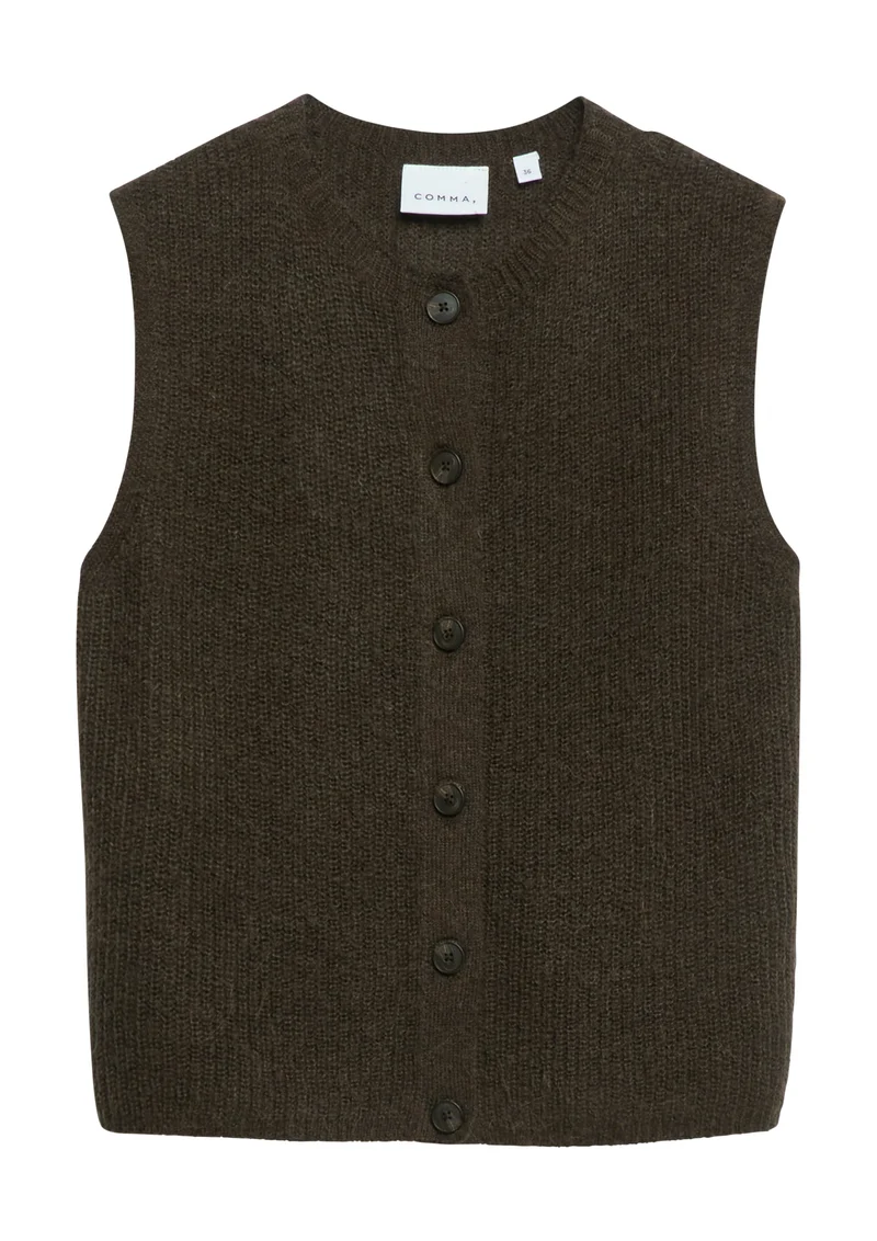 Strickweste aus Alpakamix