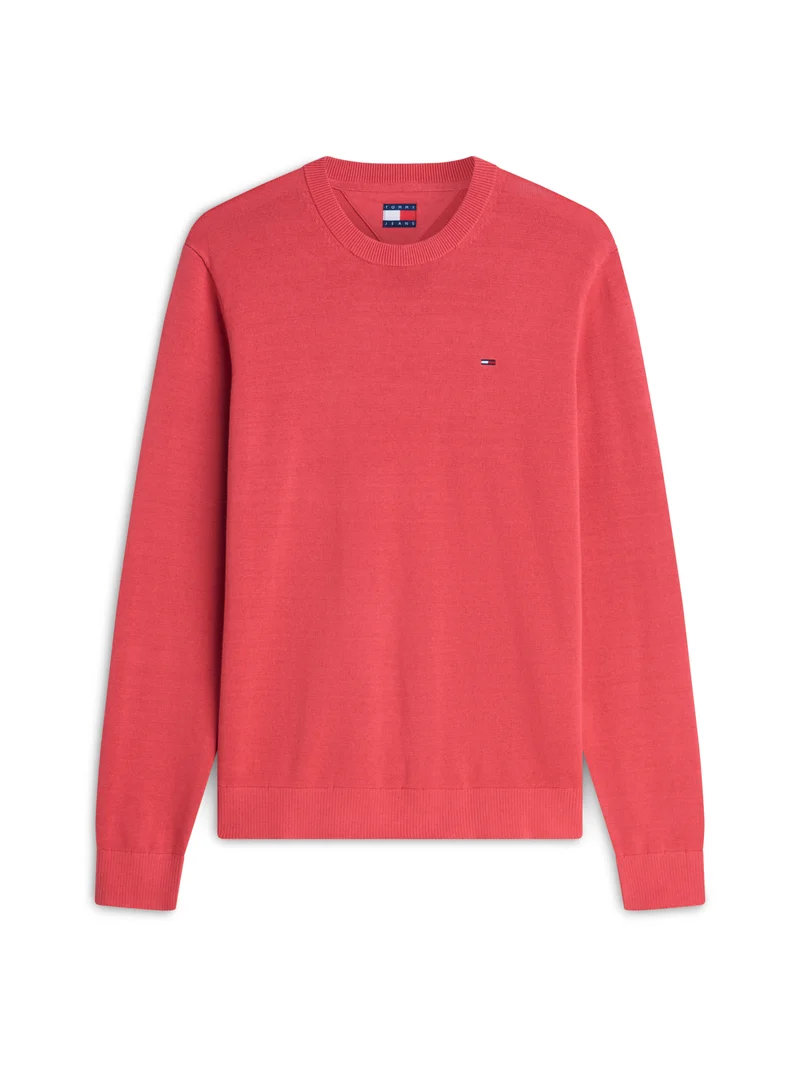 Pullover mit Flag-Stickerei