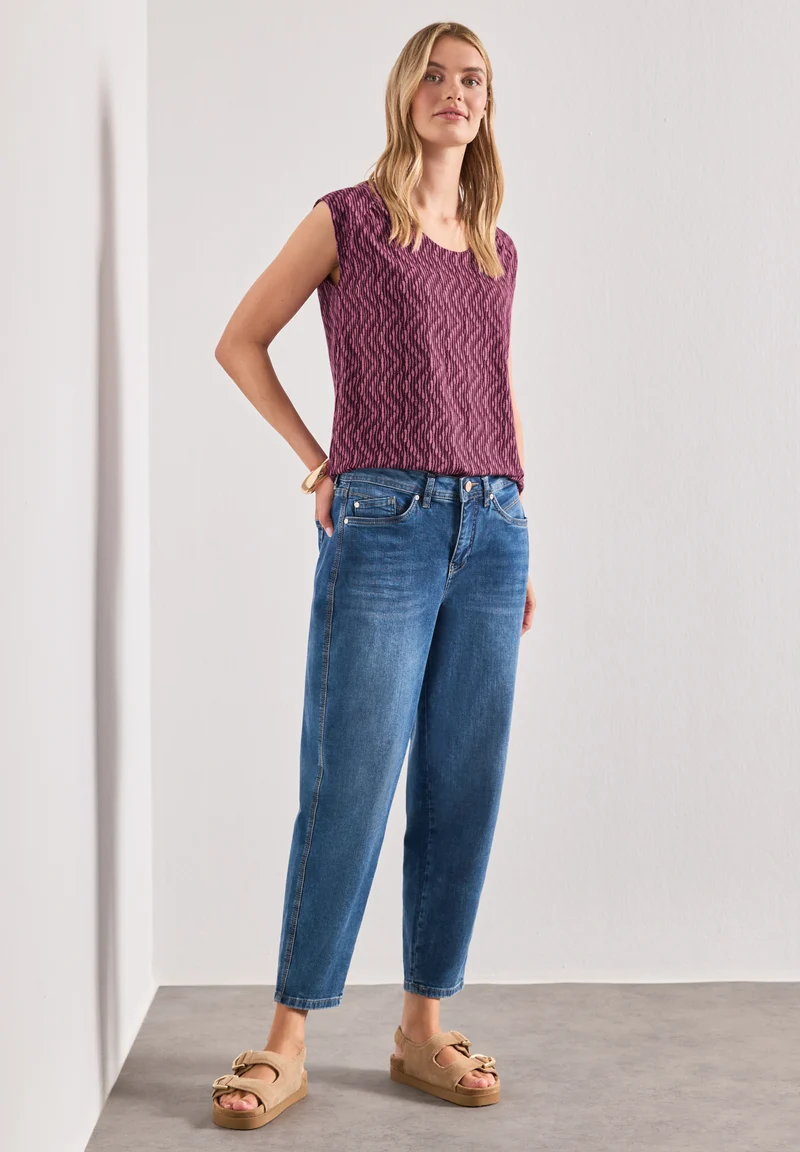 Jerseyshirt mit Dropped Shoulder