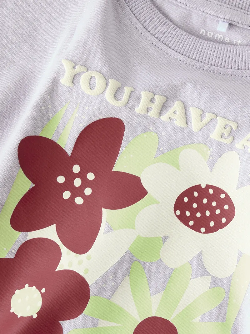 Mädchen T-Shirt mit Fronprint