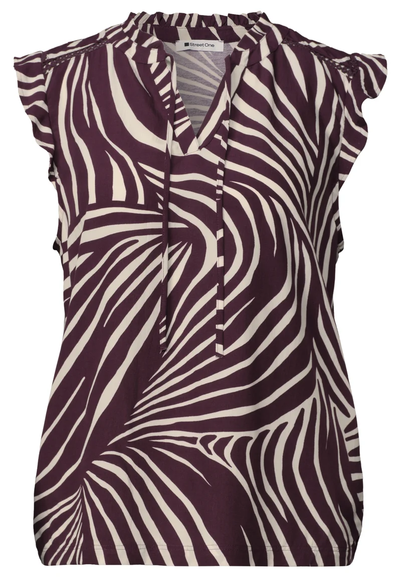 Sommertop mit floralem Print