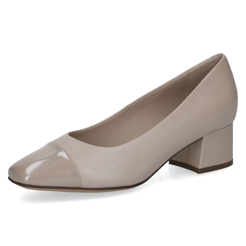 Pumps mit Trapezabsatz