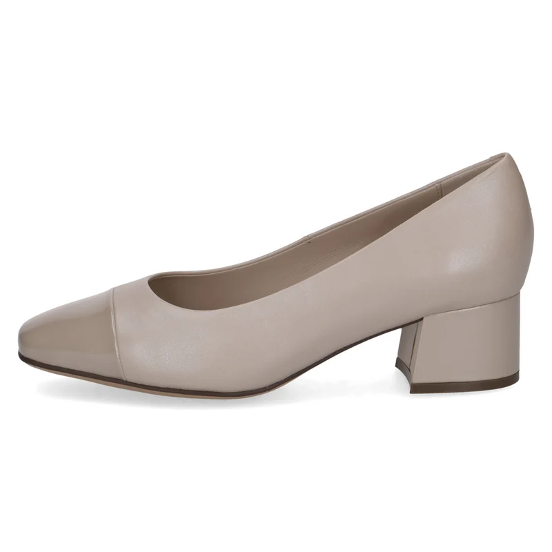 Pumps mit Trapezabsatz