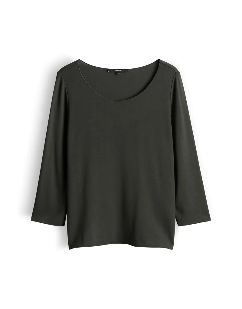 KIROSA SOFT LONG Basicshirt aus Viskosemix