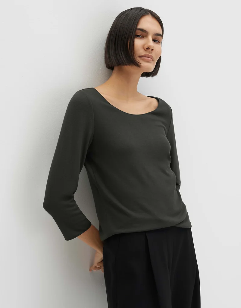 KIROSA SOFT LONG Basicshirt aus Viskosemix