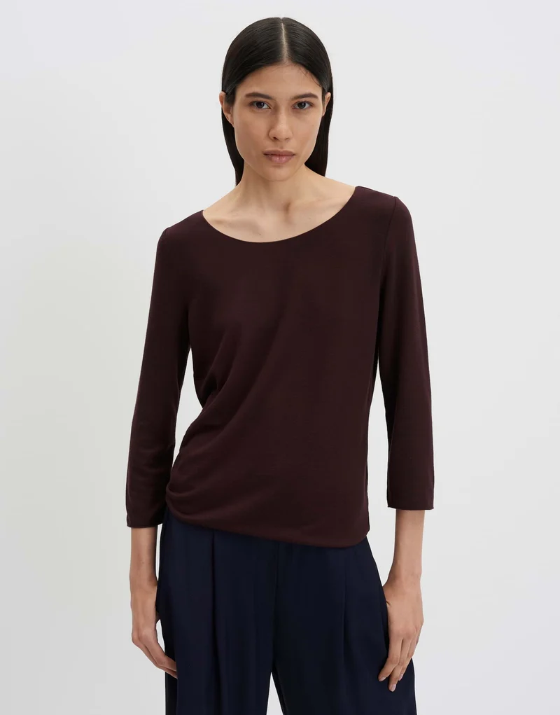 KIROSA SOFT LONG Basicshirt aus Viskosemix