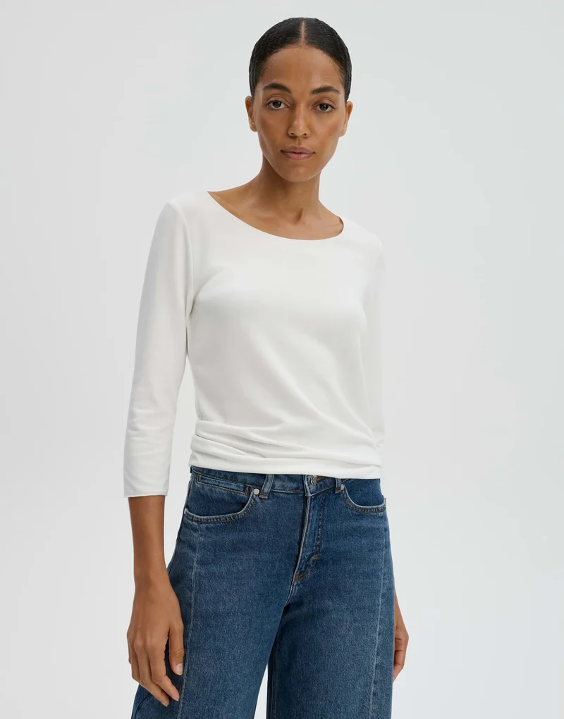 KIROSA SOFT LONG Basicshirt aus Viskosemix