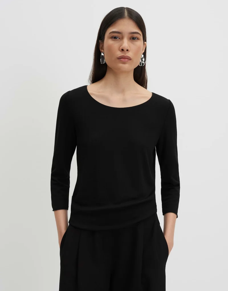 KIROSA SOFT LONG Basicshirt aus Viskosemix