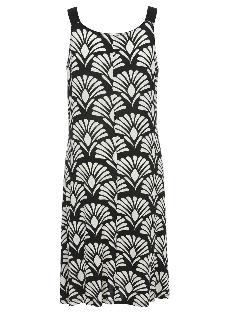 Minikleid mit Allover-Druck