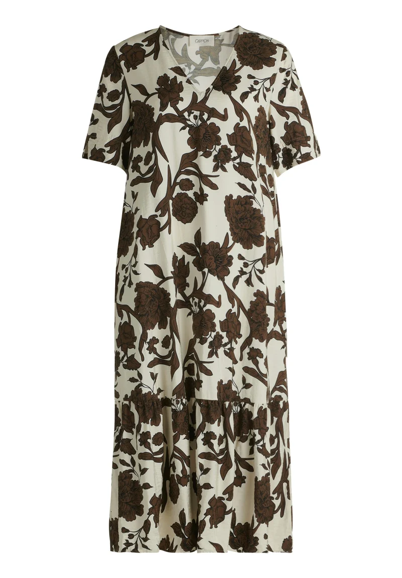 Midikleid mit Blumenprint