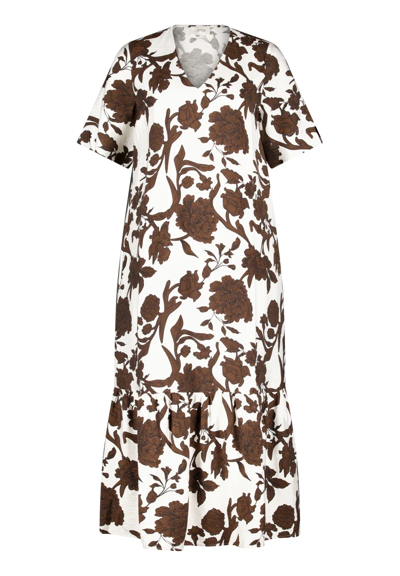 Midikleid mit Blumenprint