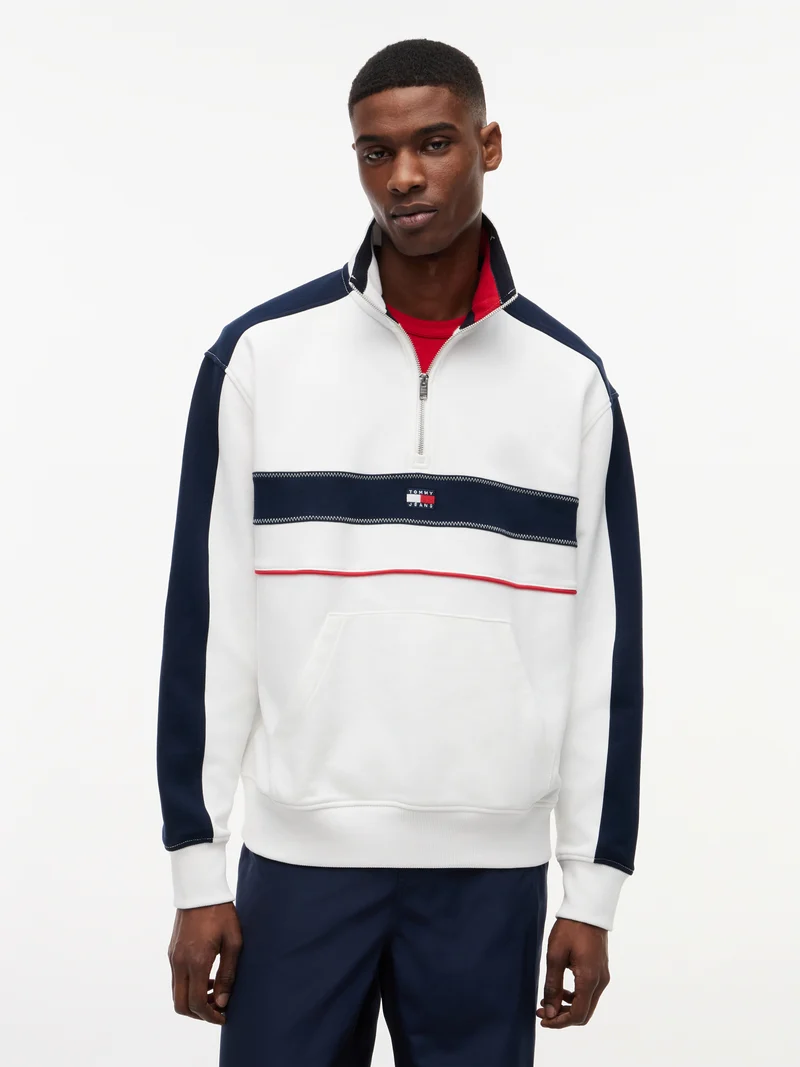 Sweatshirt mit Color-Block-Design