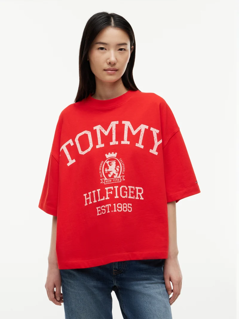 T-Shirt mit Wappen-Logo