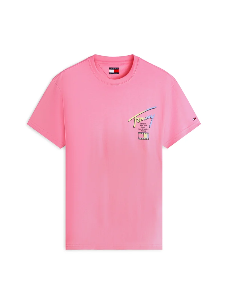 T-Shirt mit Signatur-Logo