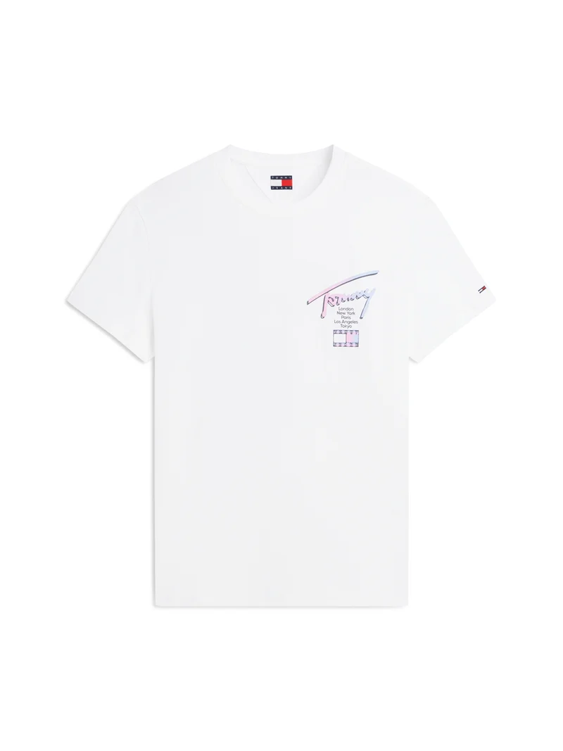 T-Shirt mit Signatur-Logo