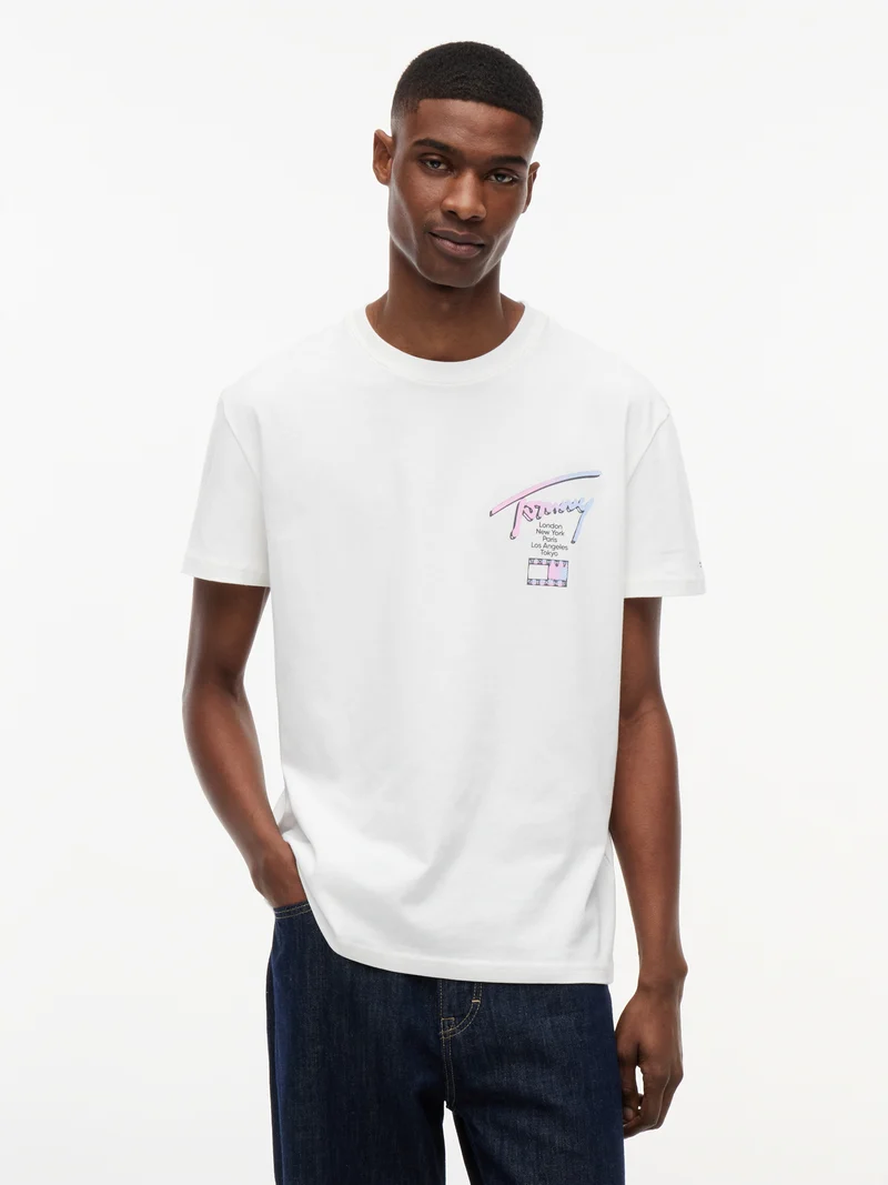 T-Shirt mit Signatur-Logo