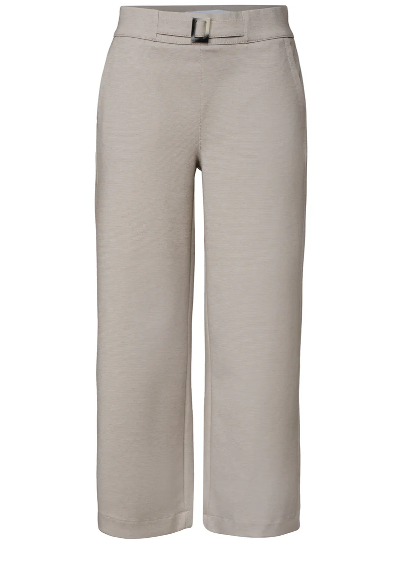 High Waist Culotte mit Schnallendetail