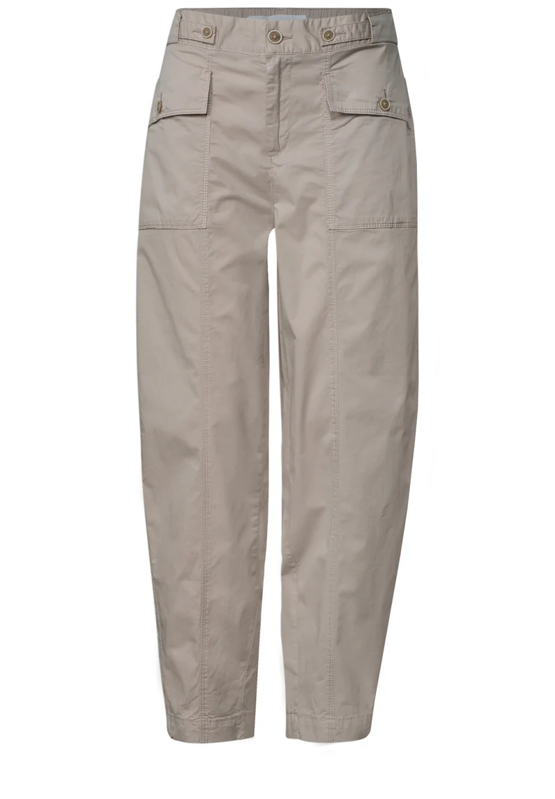 High Waist Barrel Leg Hose