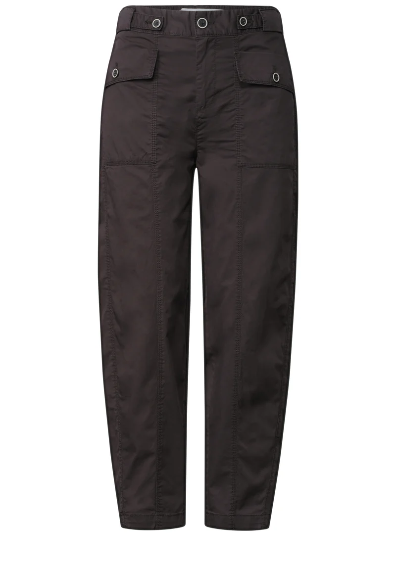 High Waist Barrel Leg Hose