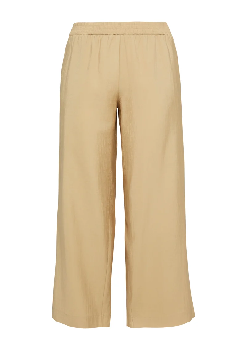 Wide Leg Hose mit Elastikbund