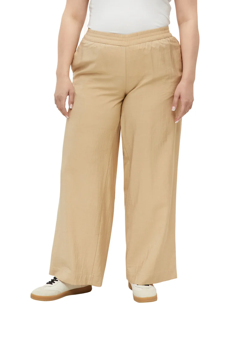 Wide Leg Hose mit Elastikbund