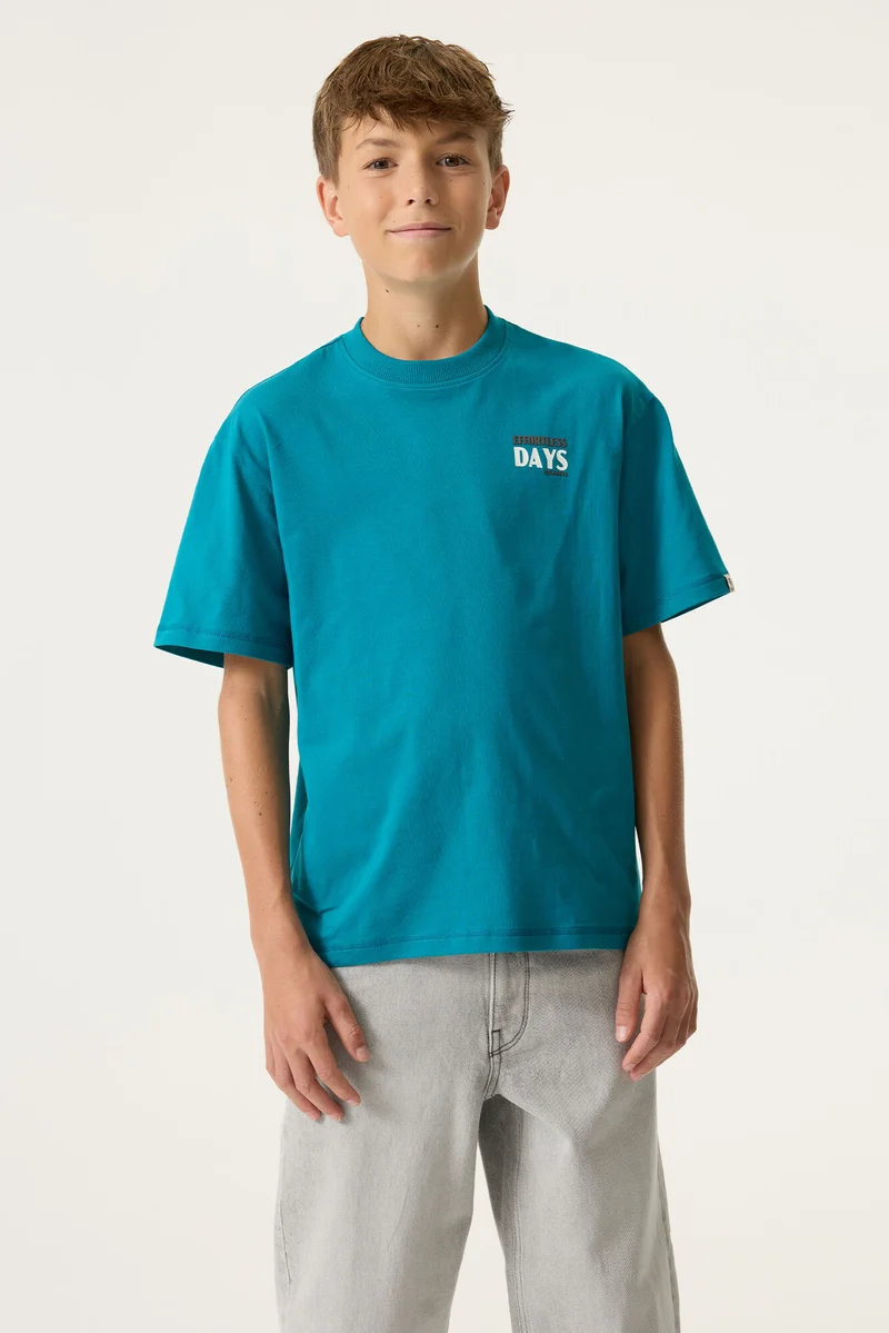 T-Shirt mit Brust- und Rückenprint