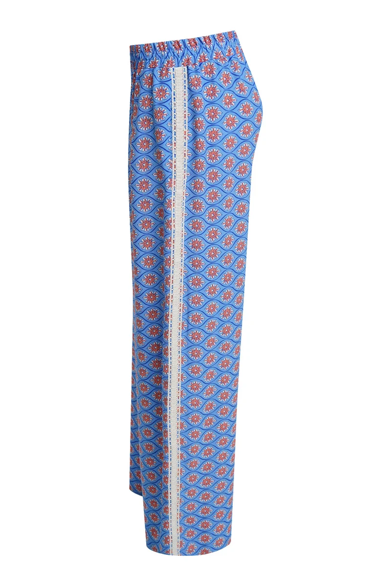 Marlenehose mit Allover-Print