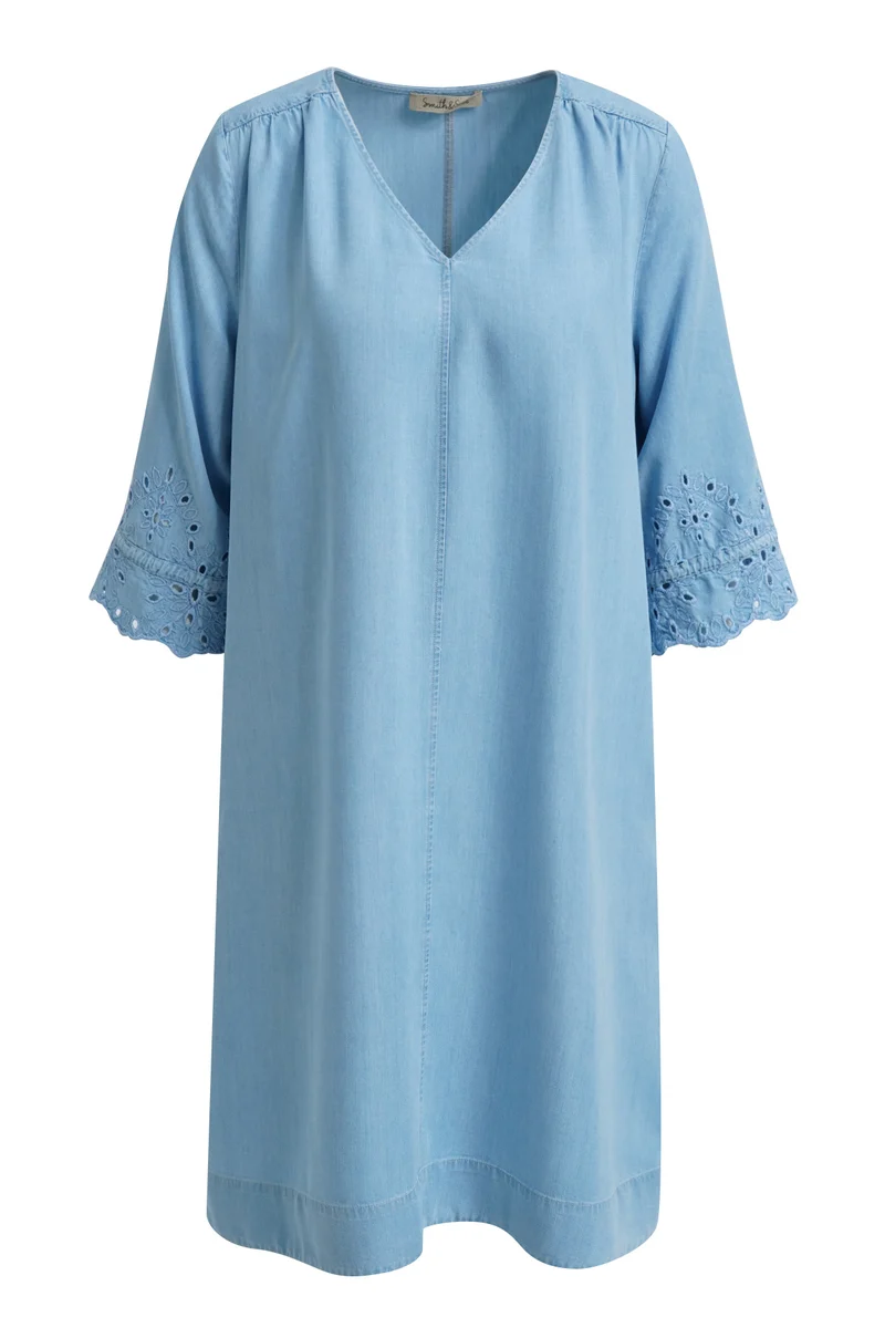 Lyocell Denim A-Shape-Kleid