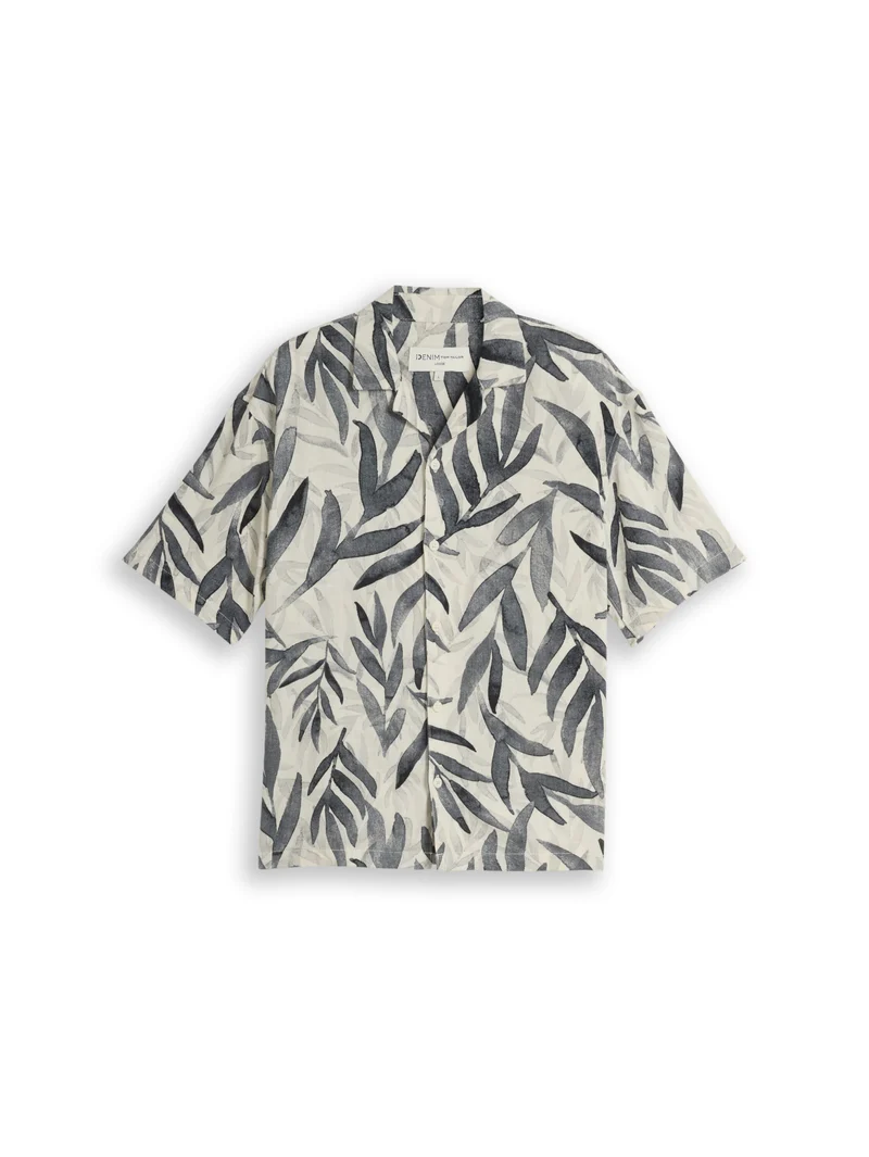 Resort-Kurzarmhemd mit Muster