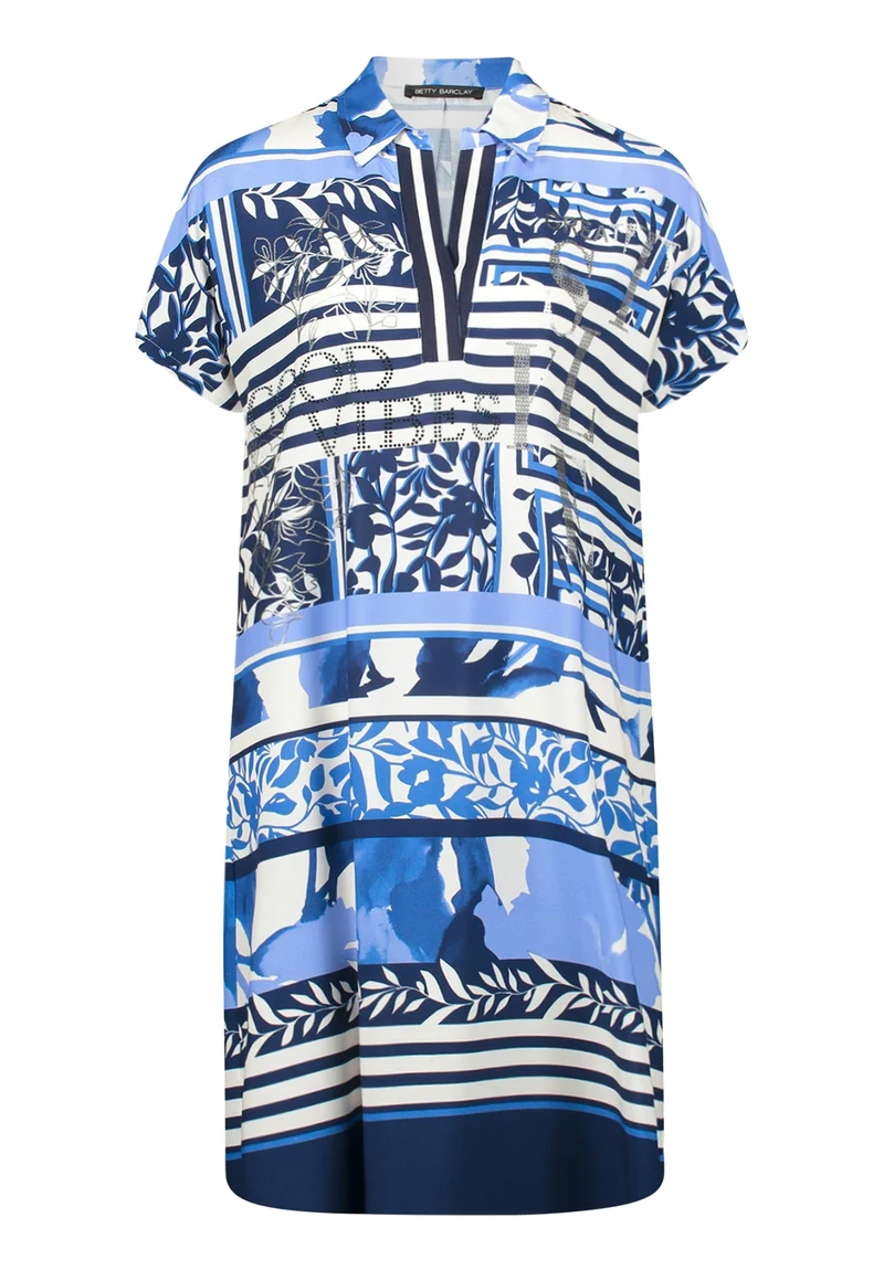 Sommerkleid mit Mix-Print