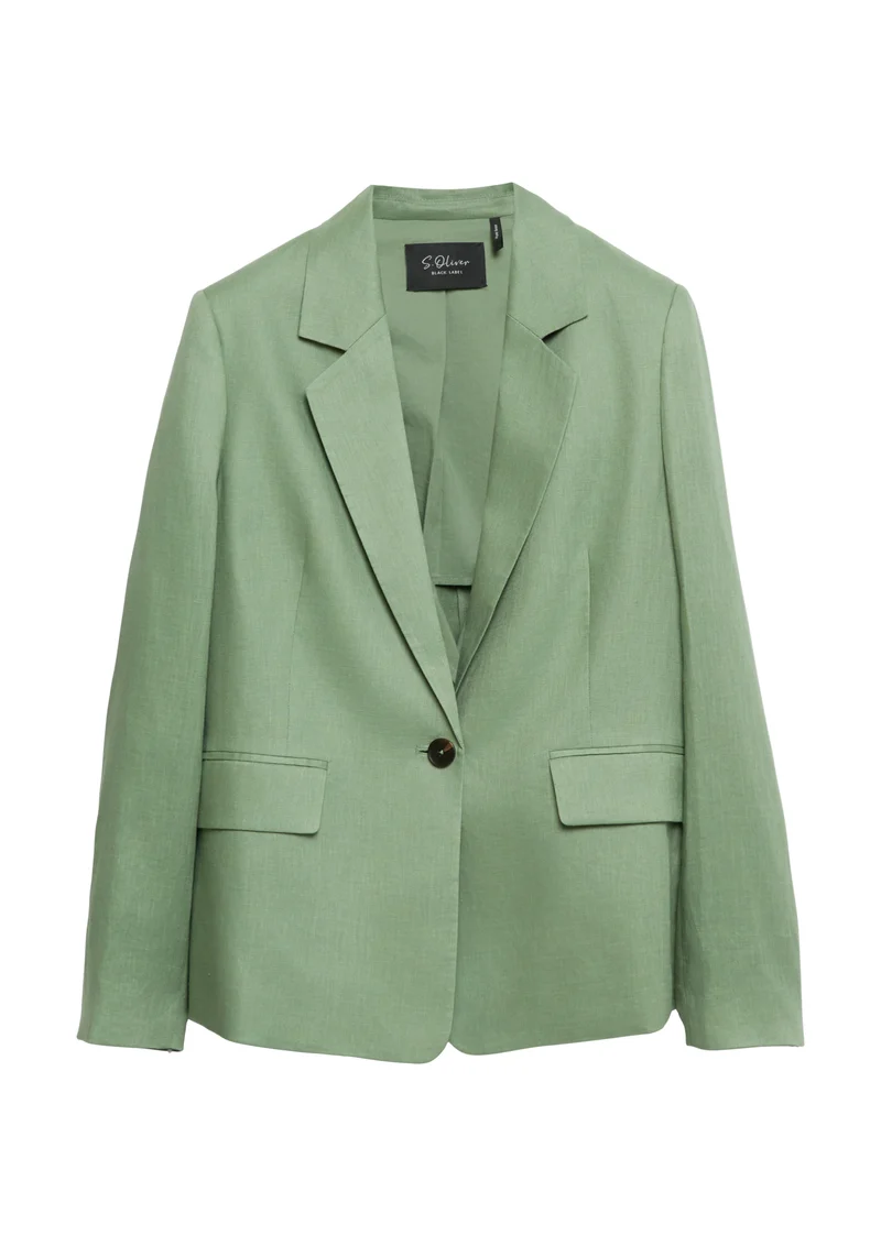 Antaillierter Leinenblazer