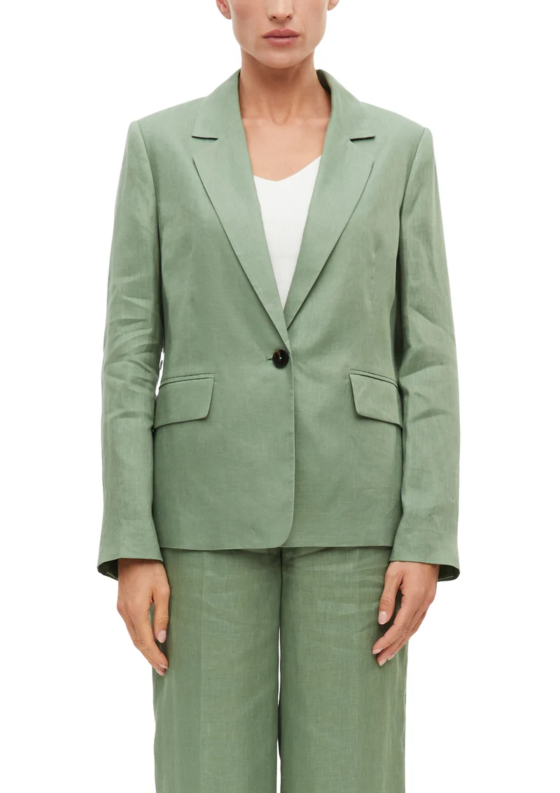 Antaillierter Leinenblazer