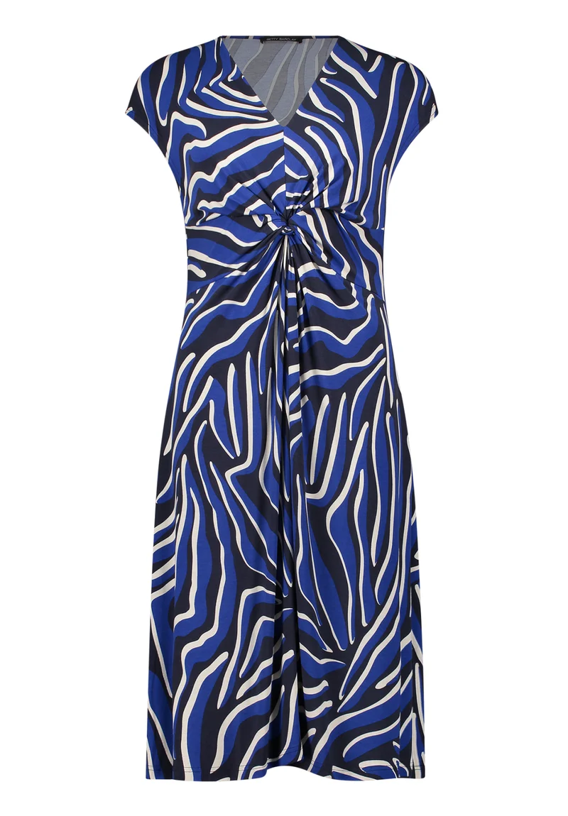 Jerseykleid mit Animal-Print