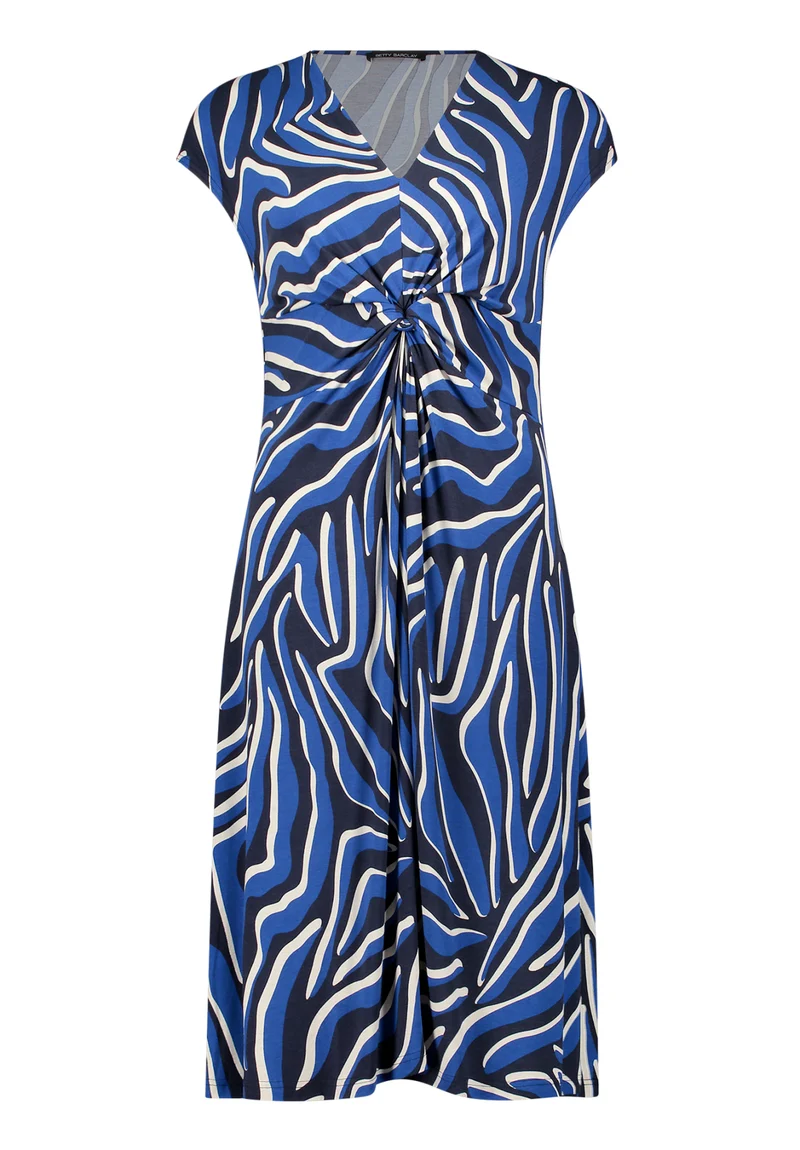 Jerseykleid mit Animal-Print