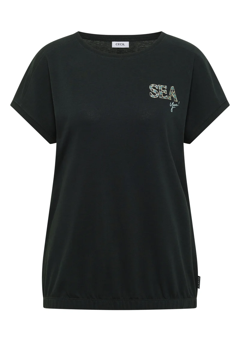 T-Shirt mit Rundhals und Embroidery