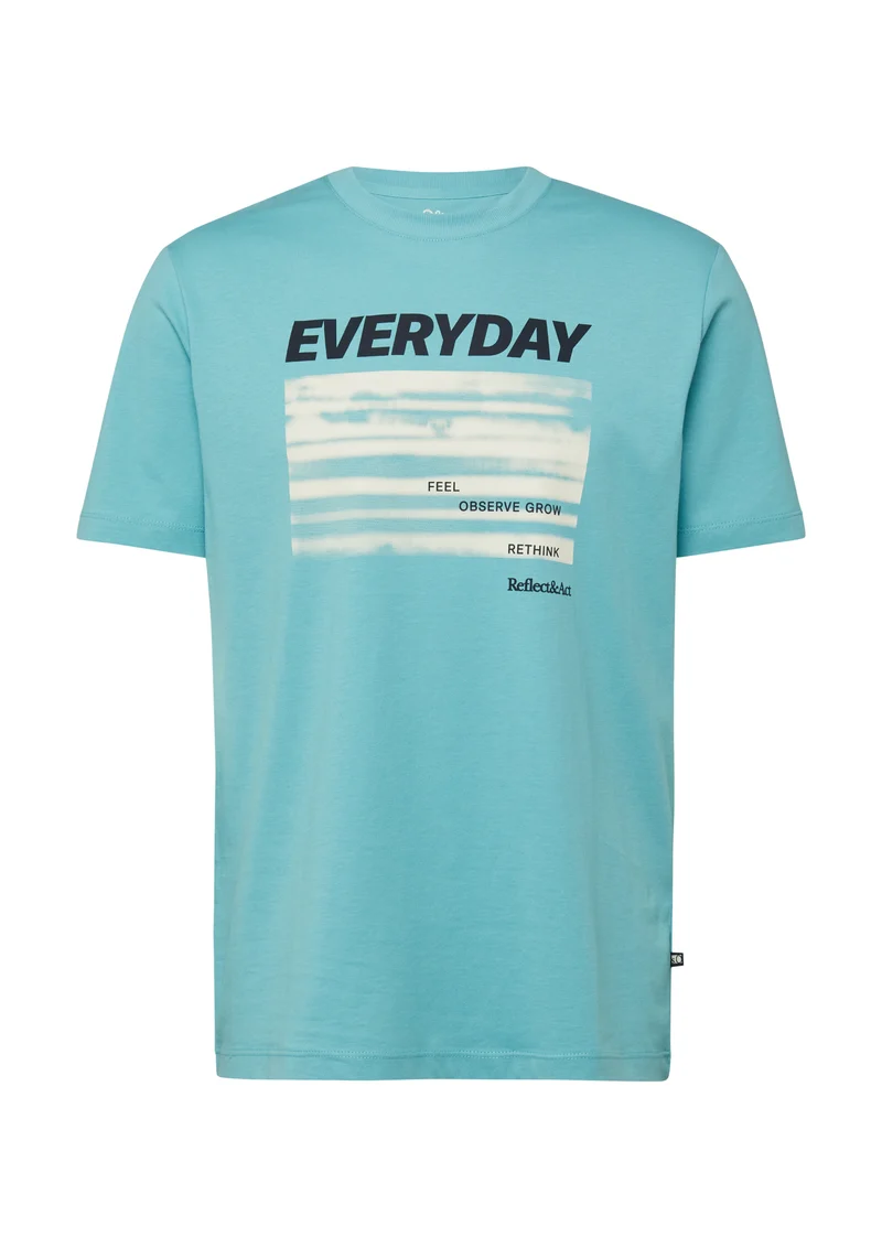 Jersey-T-Shirt mit Frontprint