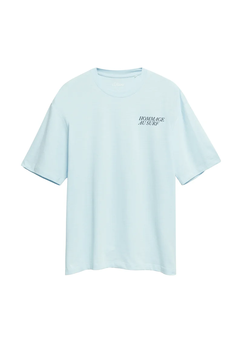 T-Shirt mit Front- und Rückenprint