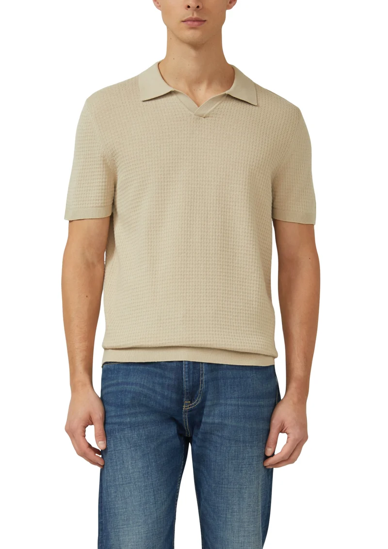 Gestricktes Poloshirt