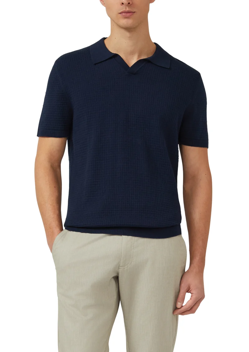 Gestricktes Poloshirt