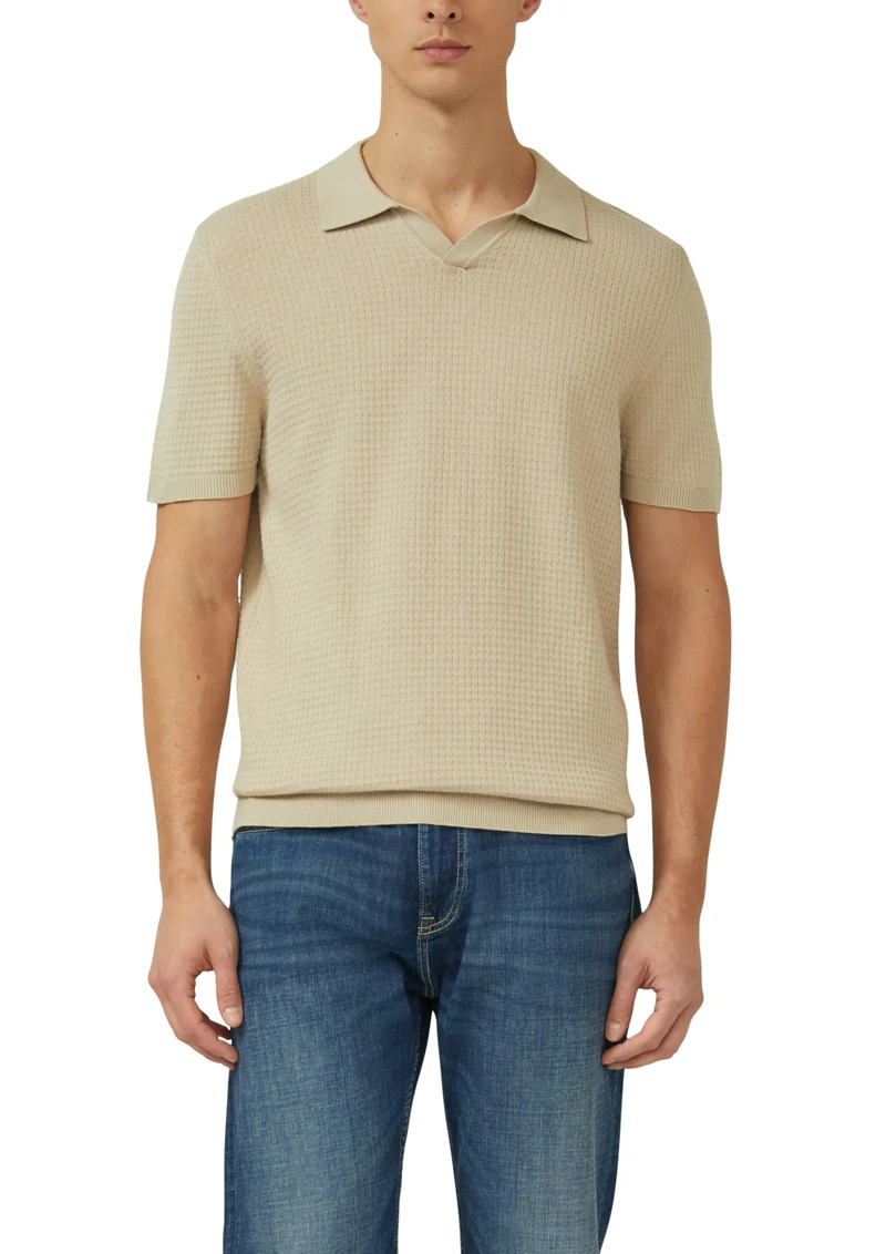 Gestricktes Poloshirt