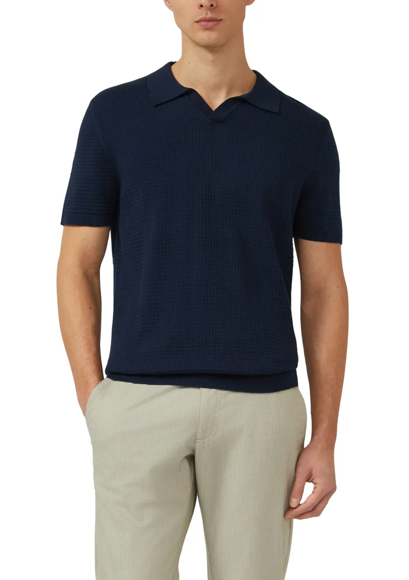 Gestricktes Poloshirt