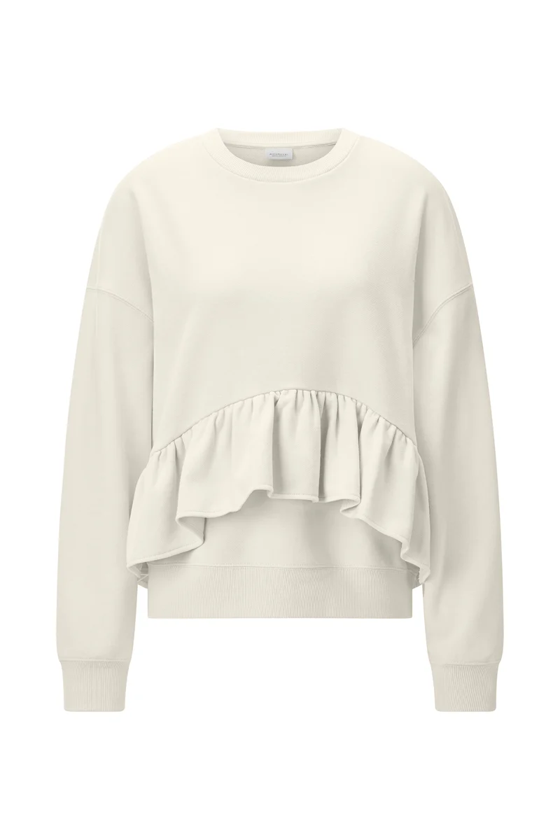 Sweatshirt mit Rüschen-Volant