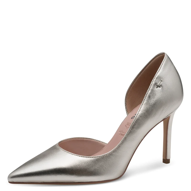 Leder-Pumps mit Stilettoabsatz