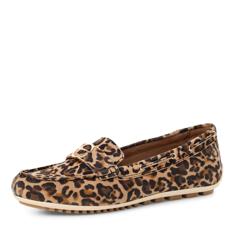 Leder-Mokassin Slipper